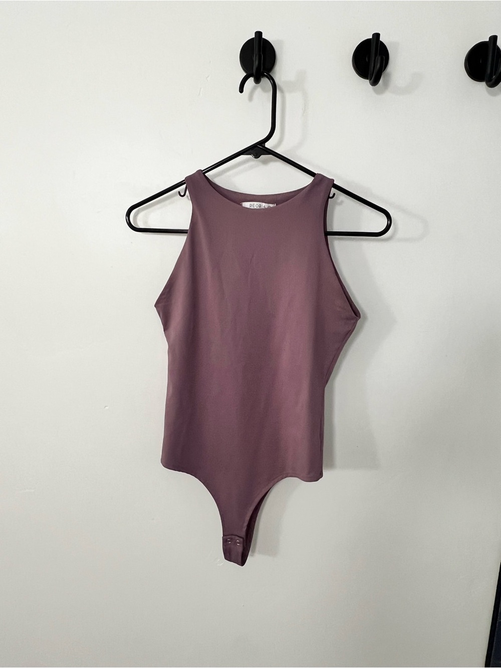 Mauve High Neck Bodysuit
